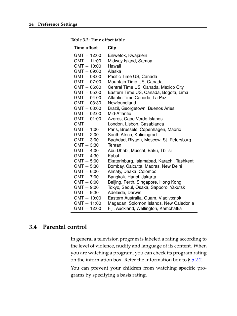 4 parental control, Parental control | Topfield TF 5100 PVR User Manual | Page 30 / 76