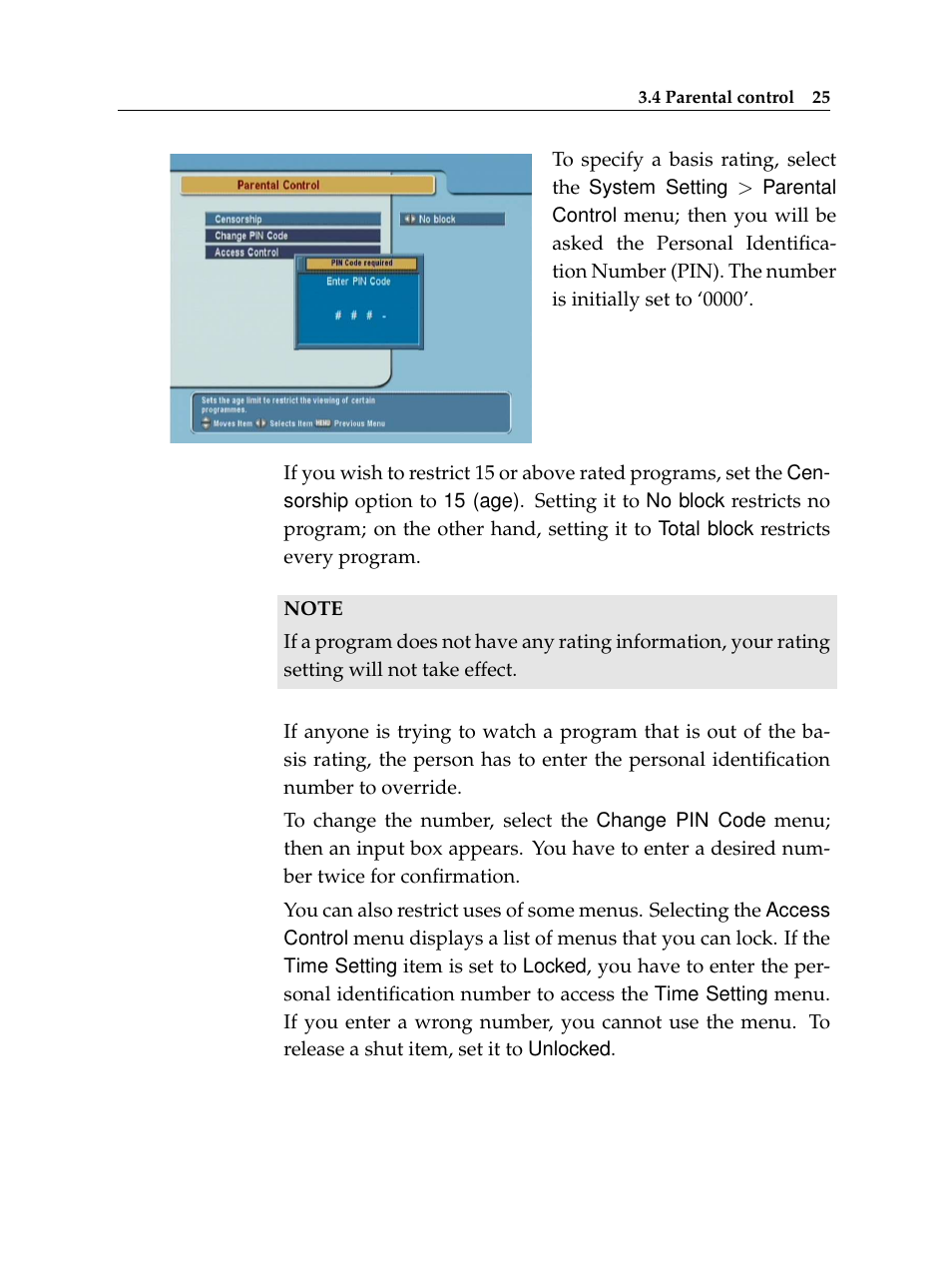 Topfield TF 5100 PVR User Manual | Page 31 / 76