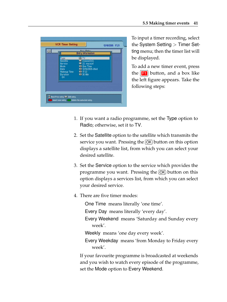 Topfield TF 6000 FE User Manual | Page 47 / 64