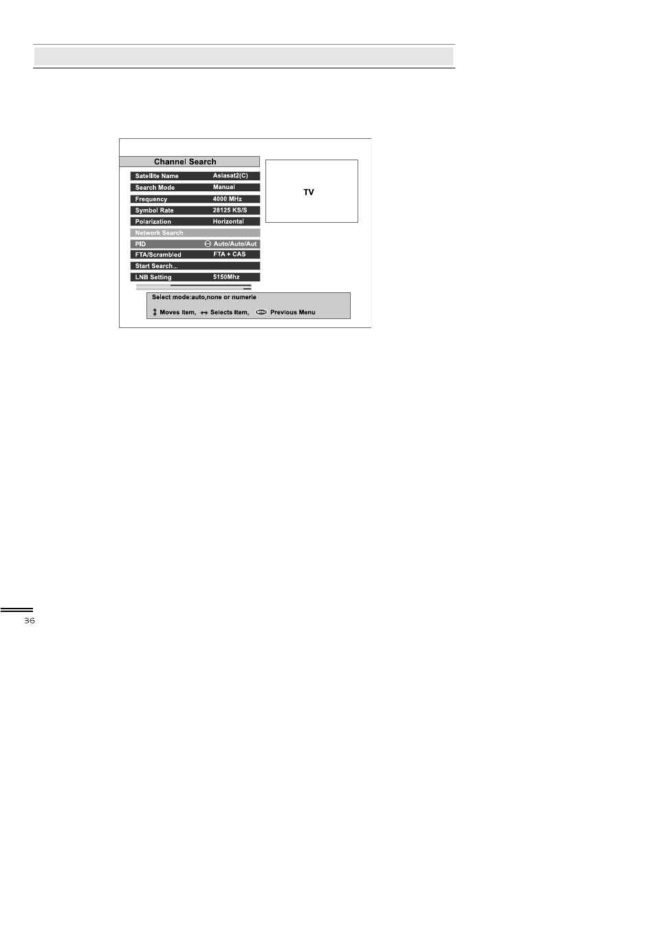 Topfield TF3000FI User Manual | Page 36 / 50