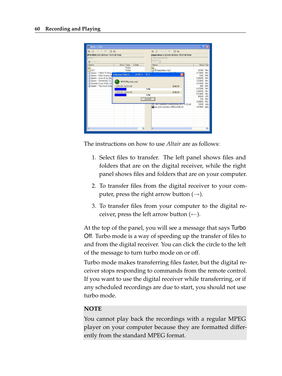 Topfield Digital Terrestrial Receiver PERSONAL VIDEO RECORDER TF 600 PVRt User Manual | Page 66 / 90