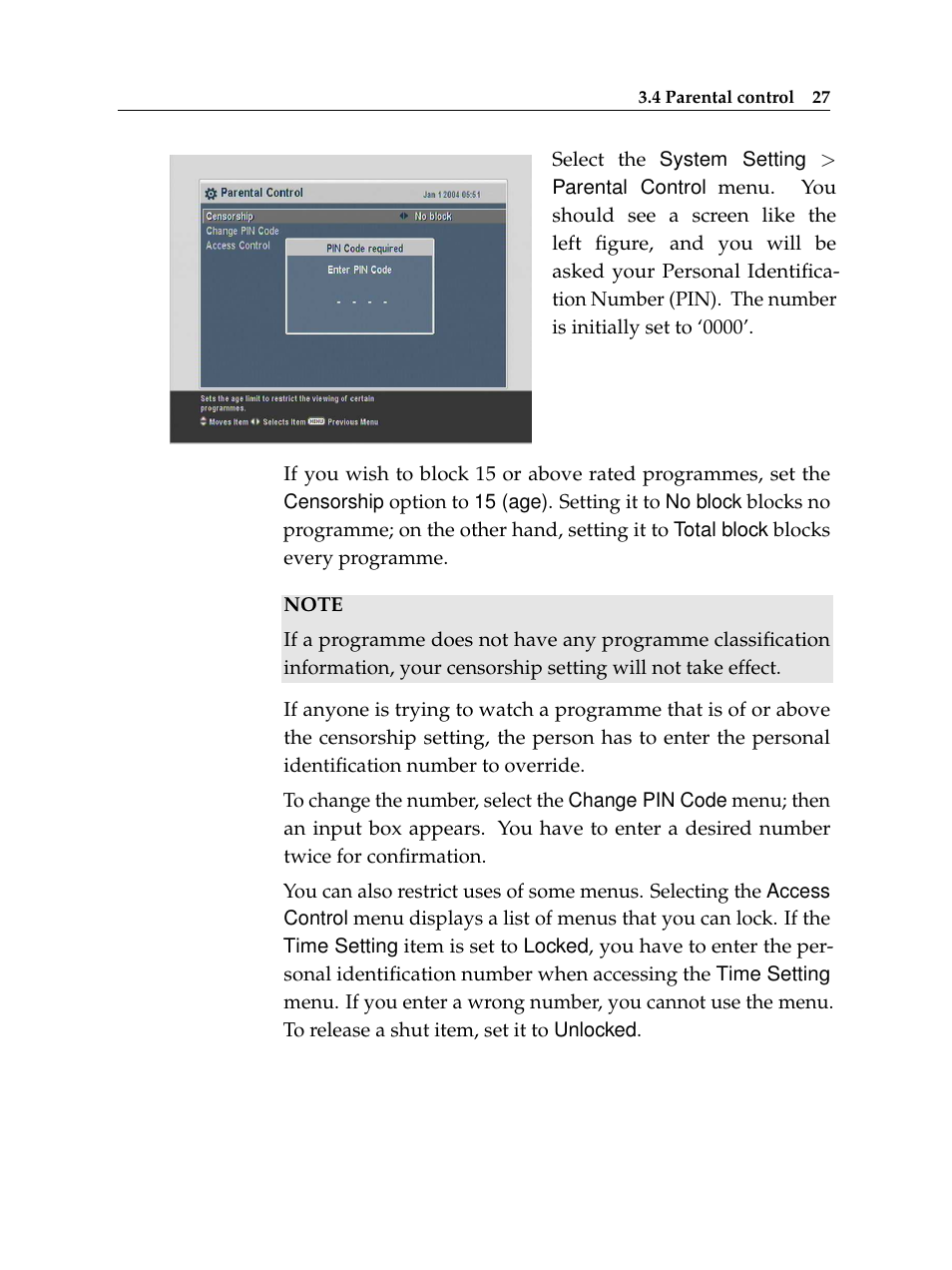 Topfield TF 6000 PVR ES User Manual | Page 35 / 110