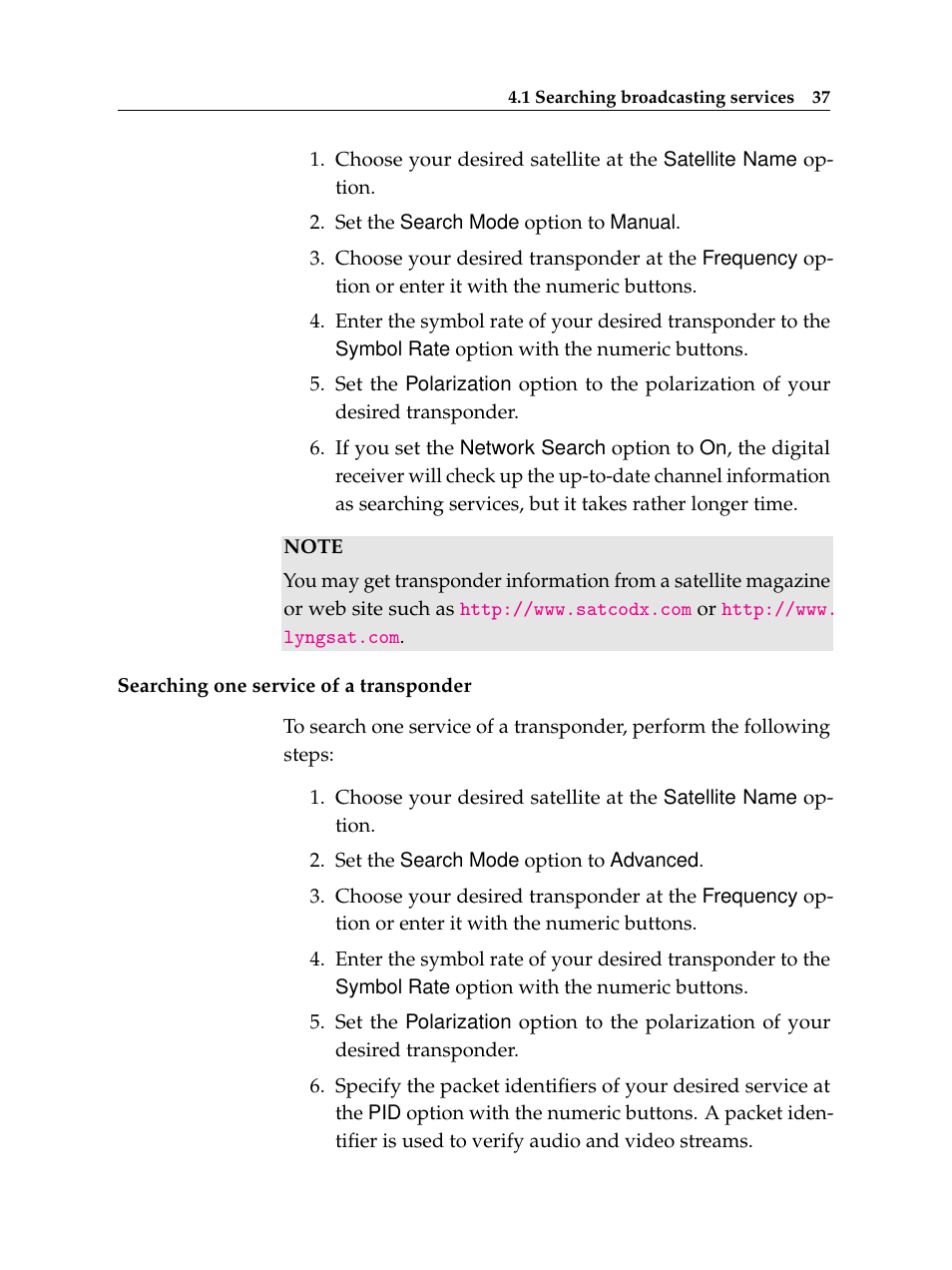 Topfield TF 6000 PVR ES User Manual | Page 45 / 110