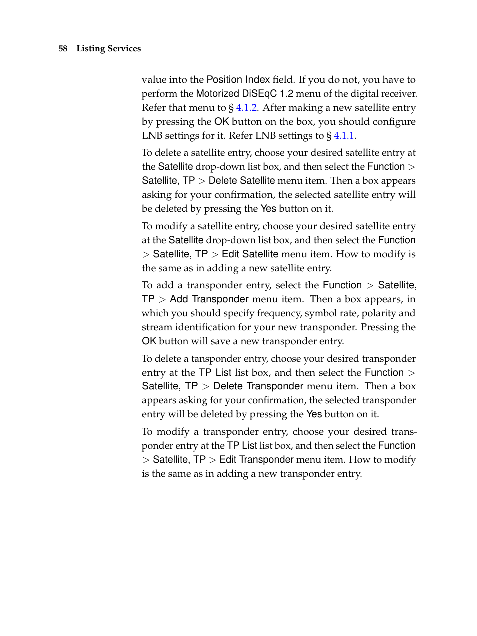 Topfield TF 6000 PVR ES User Manual | Page 66 / 110