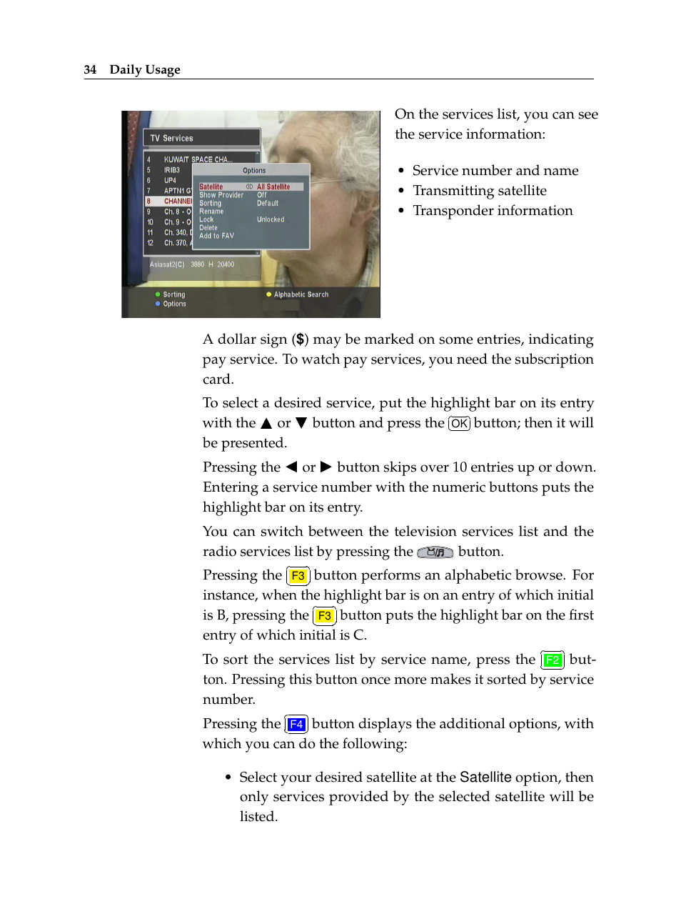 Topfield TF6400IR User Manual | Page 40 / 64