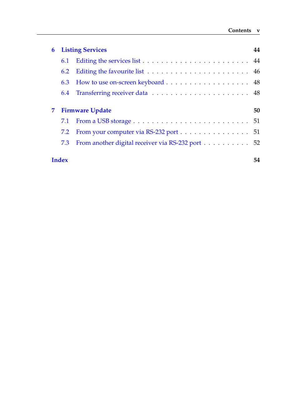 Topfield High Defninition Digital Satellite Receiver HV7700 HSCI User Manual | Page 5 / 64