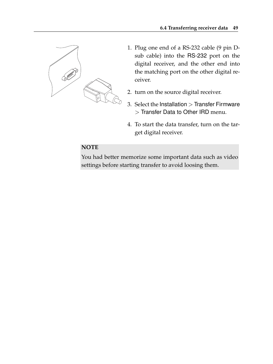 Topfield High Defninition Digital Satellite Receiver HV7700 HSCI User Manual | Page 55 / 64