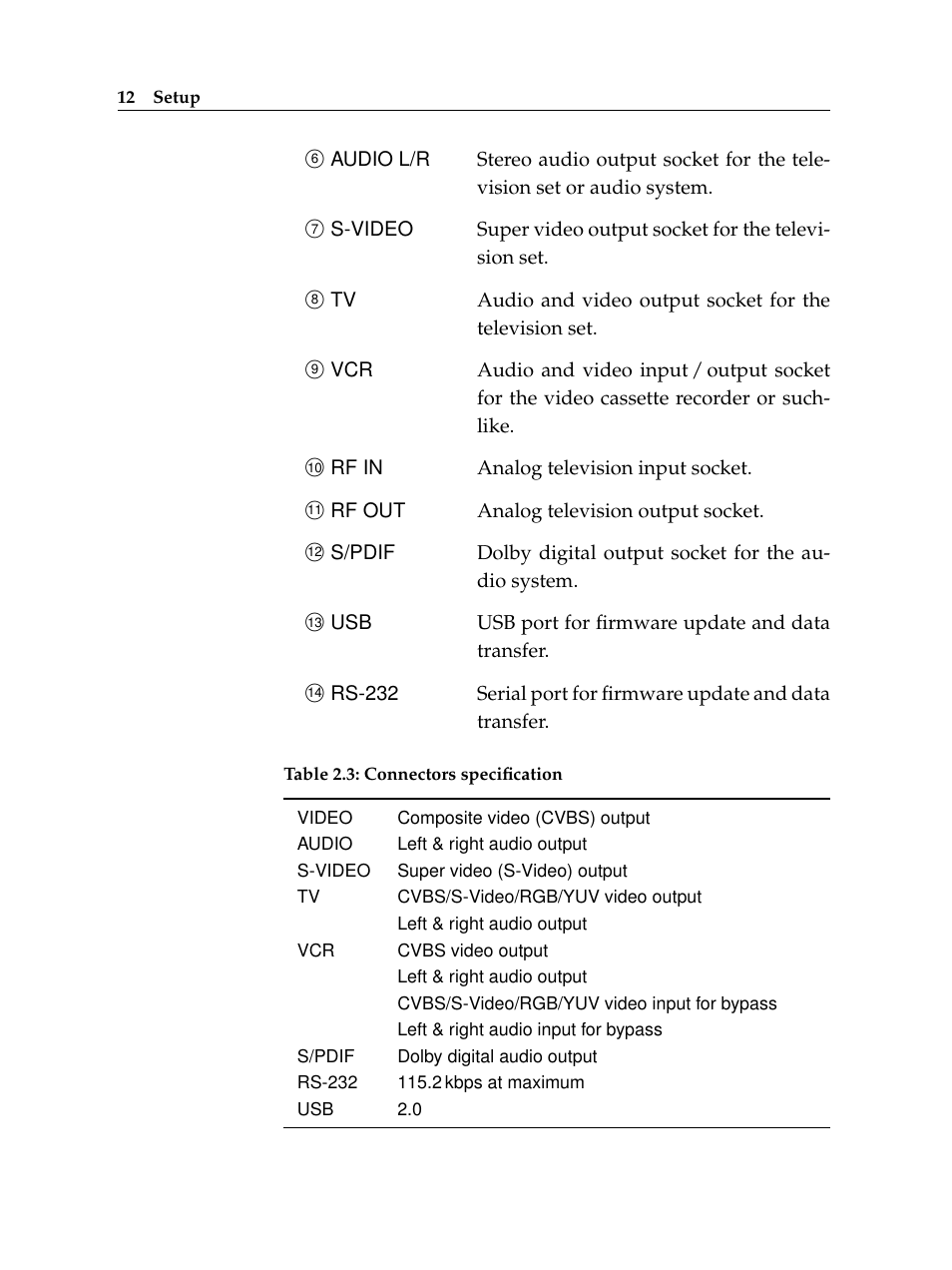 Topfield TF 5400 PVR User Manual | Page 18 / 92