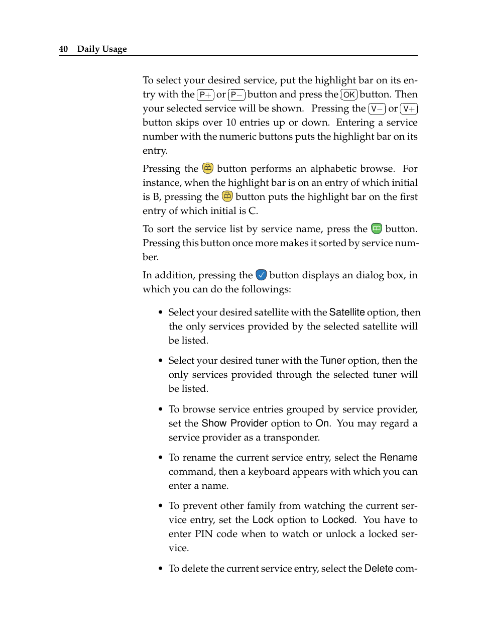 Topfield TF 5400 PVR User Manual | Page 46 / 92