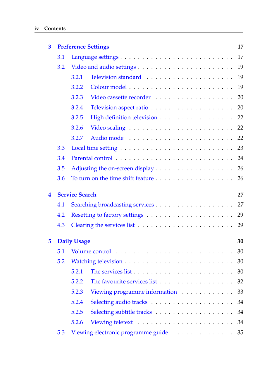 Topfield TF 500 PVRC User Manual | Page 4 / 78