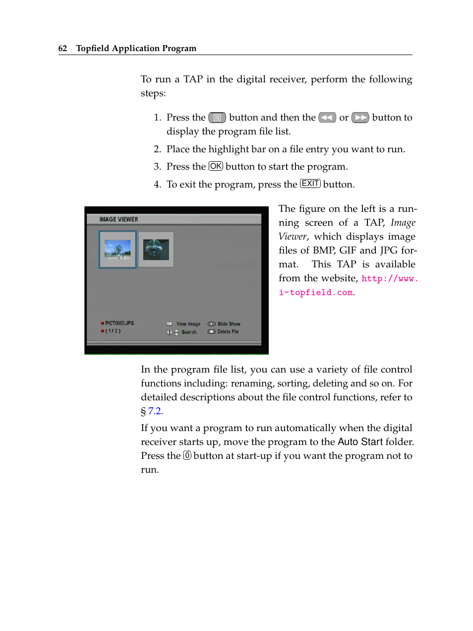 Topfield TF 500 PVRC User Manual | Page 68 / 78