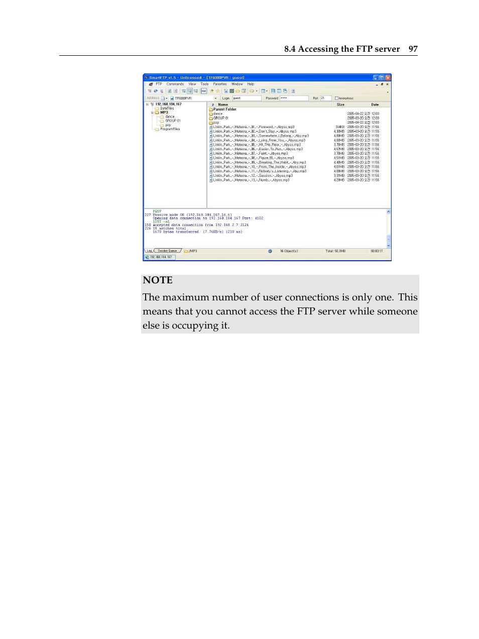 Topfield TF 6000 PVR User Manual | Page 105 / 120