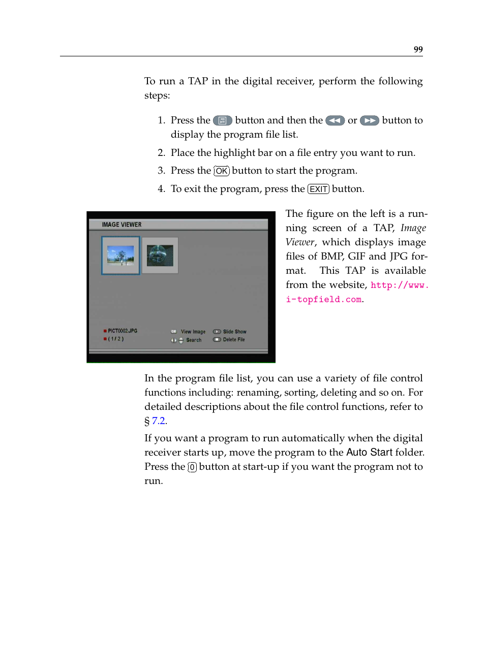 Topfield TF 6000 PVR User Manual | Page 107 / 120