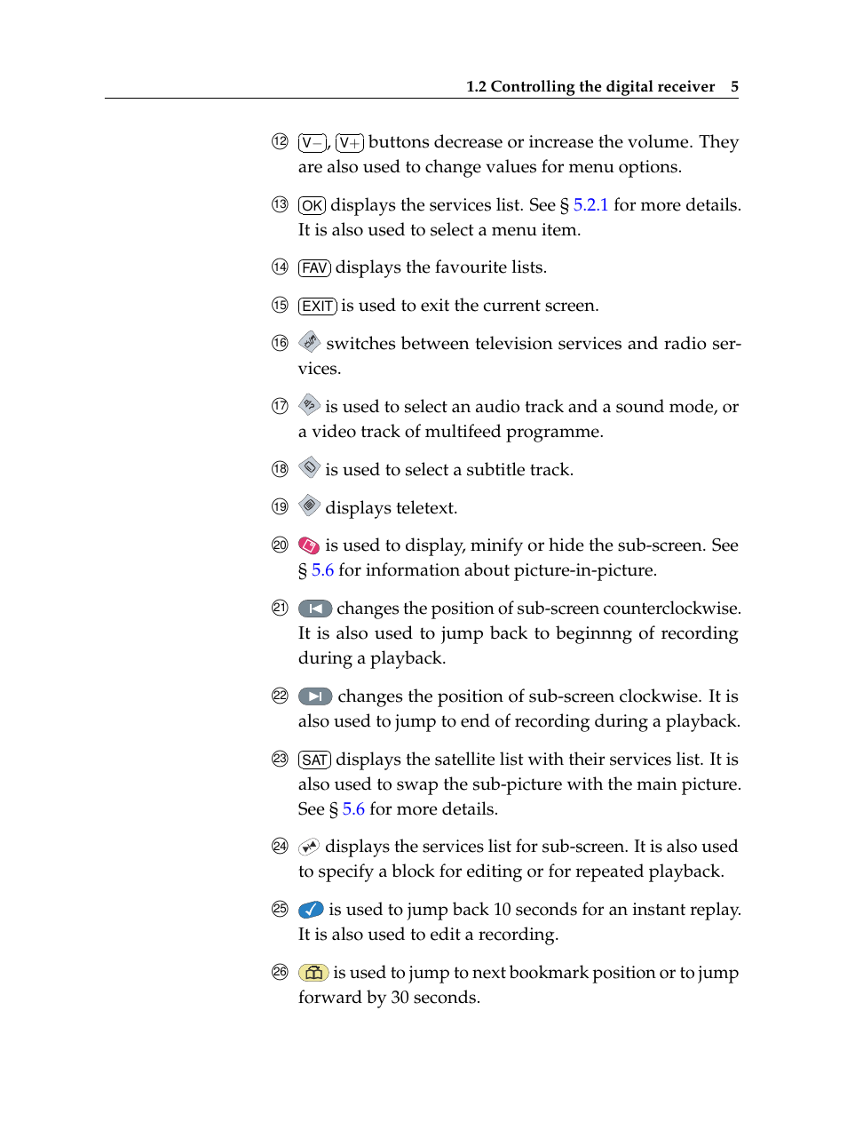 Topfield TF 6000 PVR User Manual | Page 13 / 120