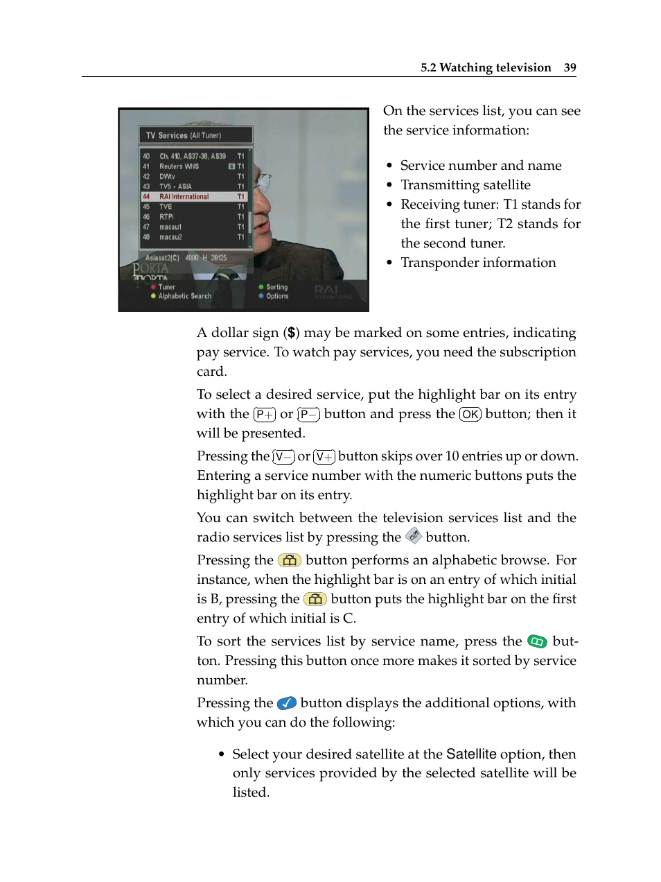 Topfield TF 6000 PVR User Manual | Page 47 / 120