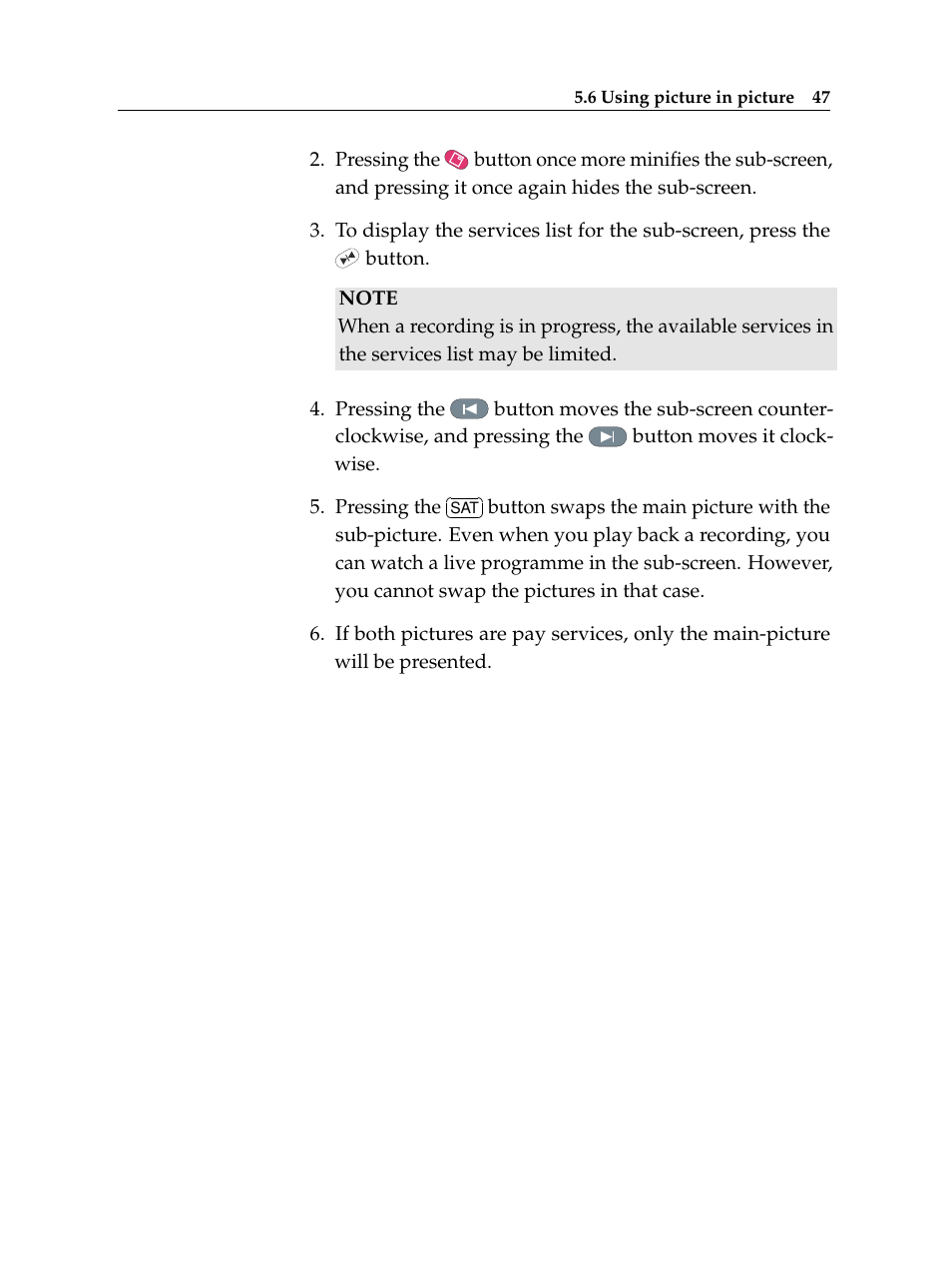Topfield TF 6000 PVR User Manual | Page 55 / 120