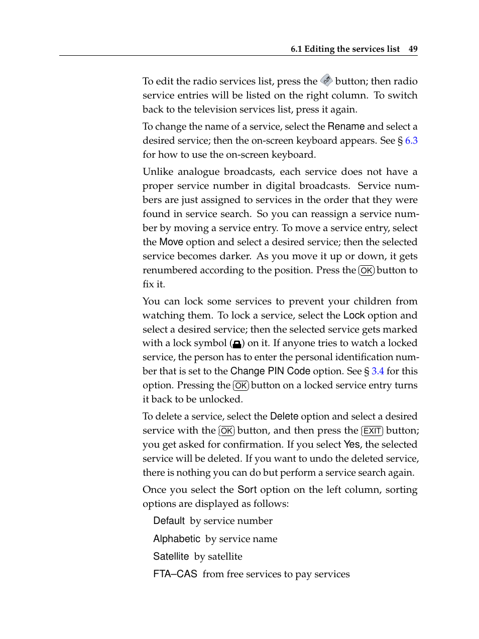 Topfield TF 6000 PVR User Manual | Page 57 / 120