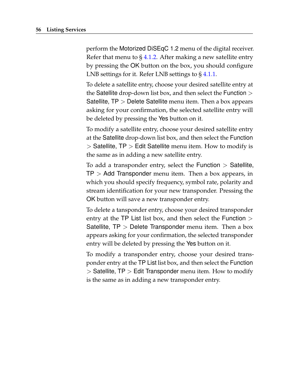 Topfield TF 6000 PVR User Manual | Page 64 / 120