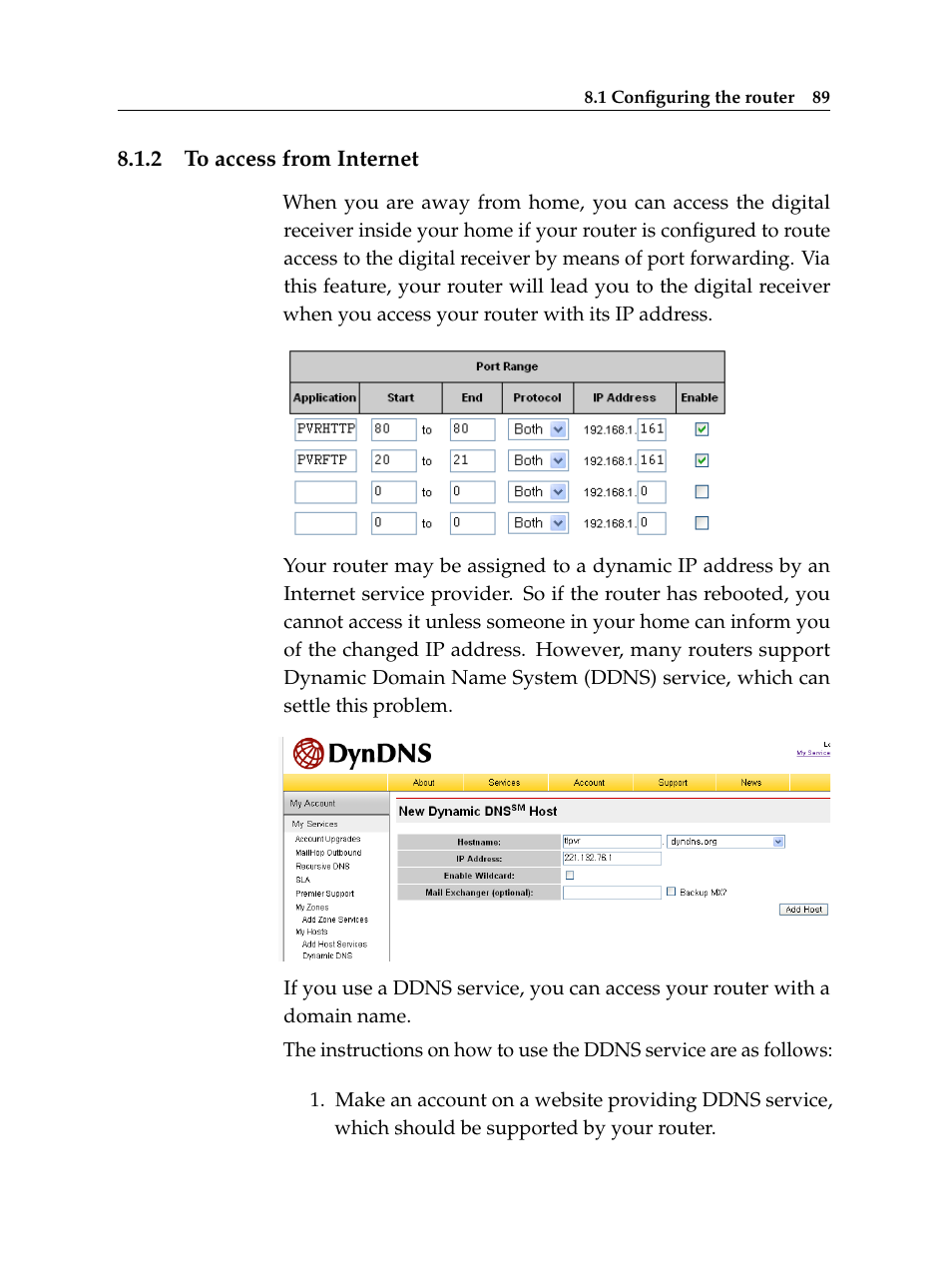 2 to access from internet, To access from internet | Topfield TF 6000 PVR User Manual | Page 97 / 120