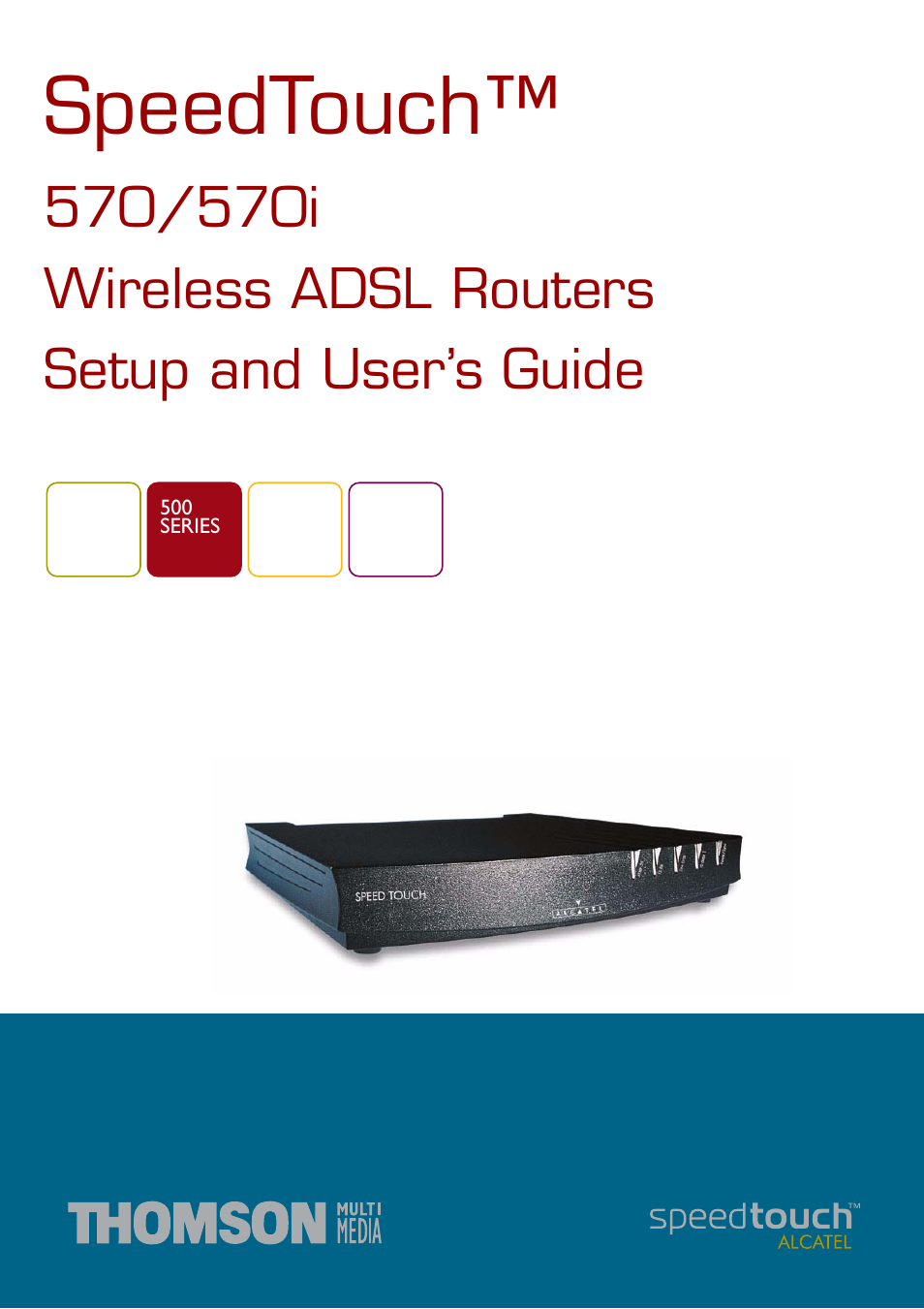 TOA Electronics SPEEDTOUCH 570 User Manual | 48 pages