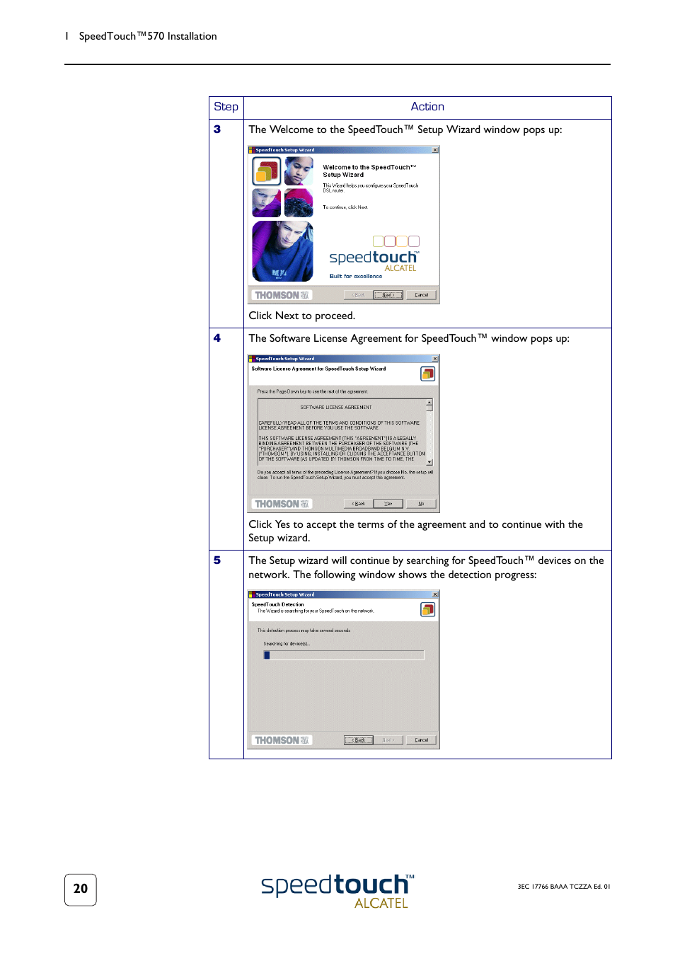 TOA Electronics SPEEDTOUCH 570 User Manual | Page 20 / 48