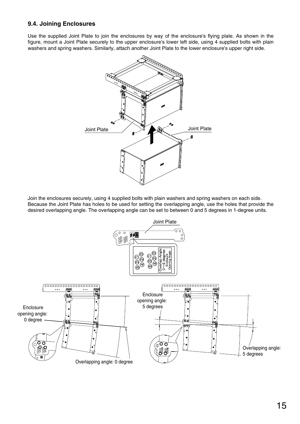 TOA Electronics SR-A12SWP User Manual | Page 15 / 24