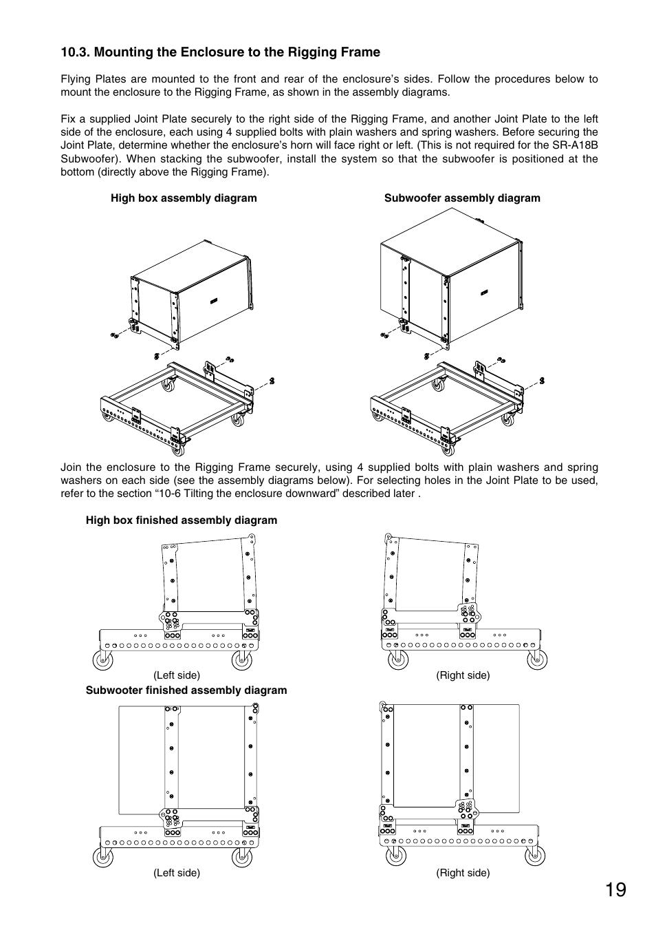 TOA Electronics SR-A12SWP User Manual | Page 19 / 24