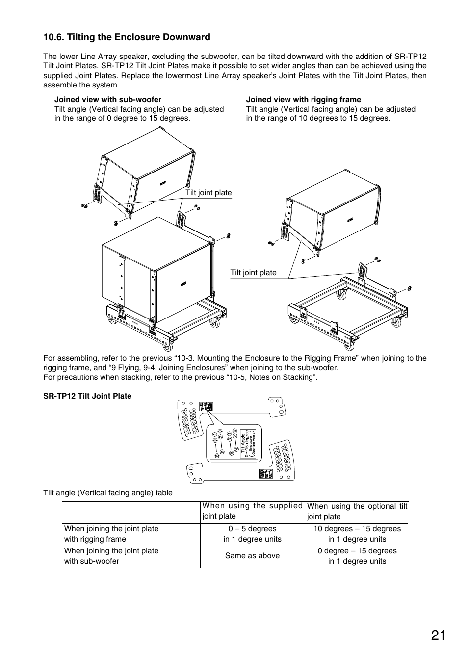 TOA Electronics SR-A12SWP User Manual | Page 21 / 24