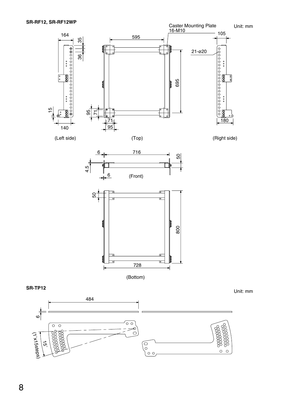 TOA Electronics SR-A12SWP User Manual | Page 8 / 24