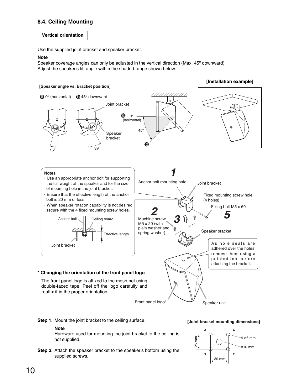 TOA Electronics F-1000W User Manual | Page 10 / 18