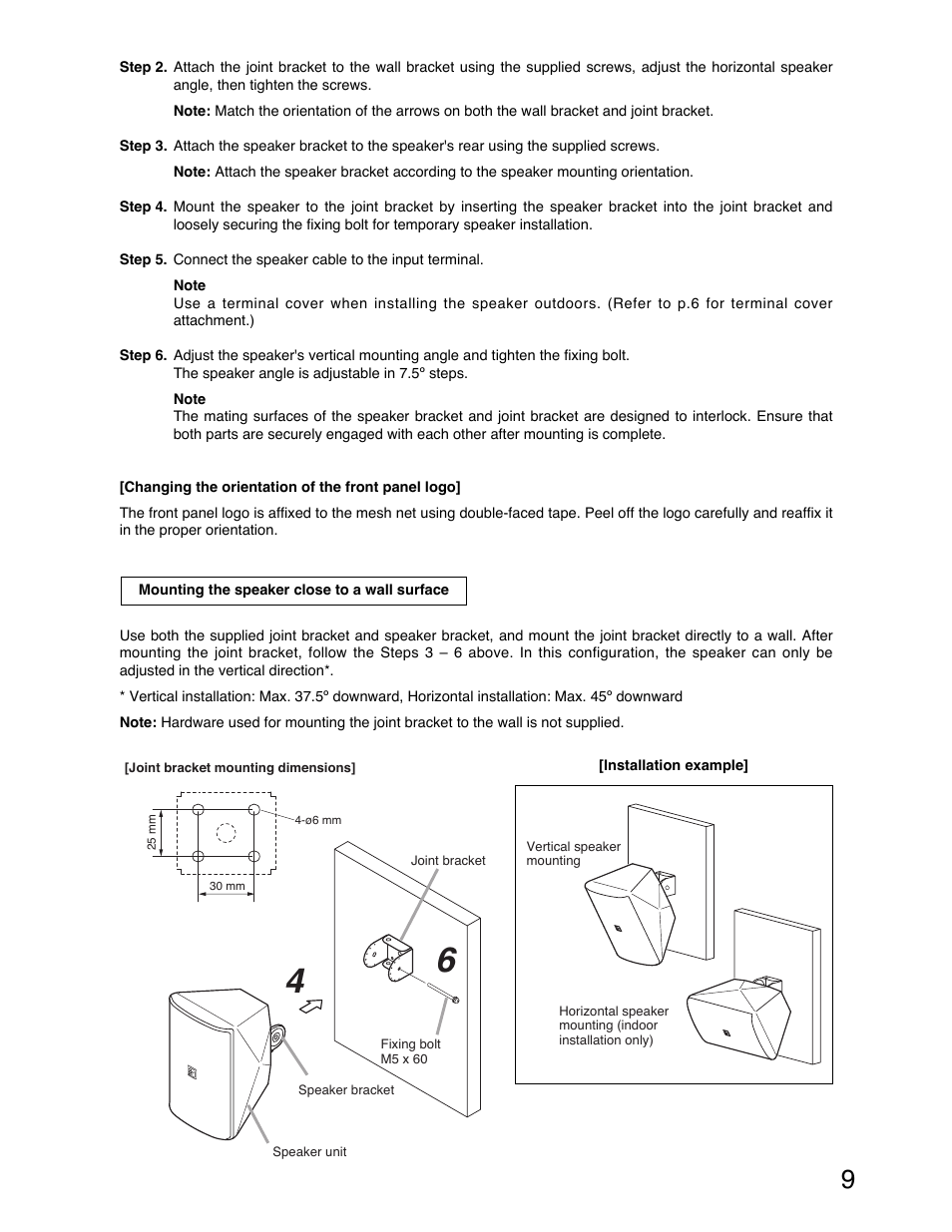 TOA Electronics F-1000W User Manual | Page 9 / 18