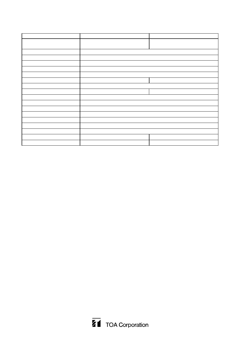 TOA Electronics WM-4220 User Manual | Page 4 / 4