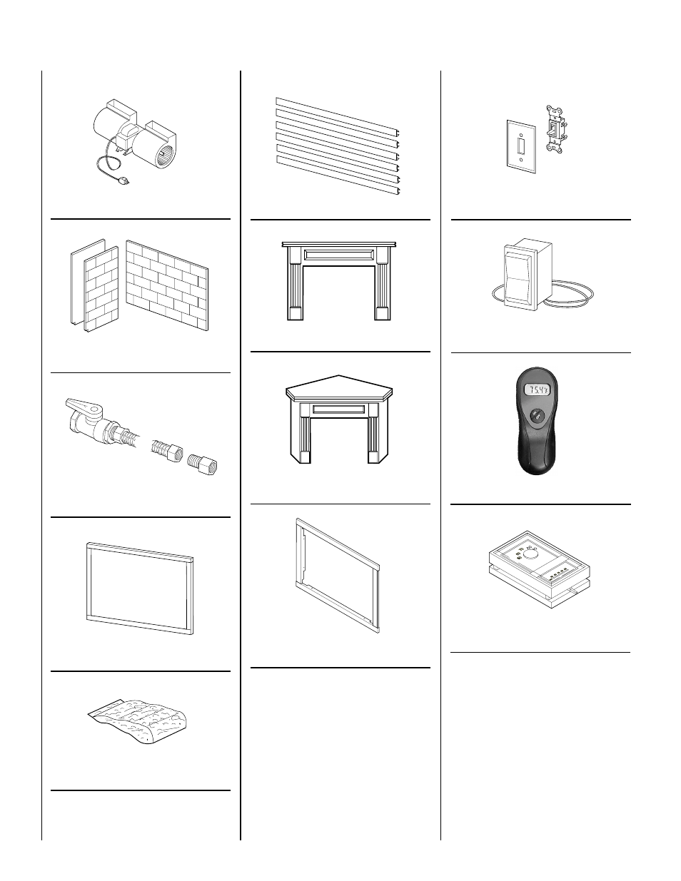 Accessories and components | TOA Electronics VF4000-CMP-2 User Manual | Page 12 / 20