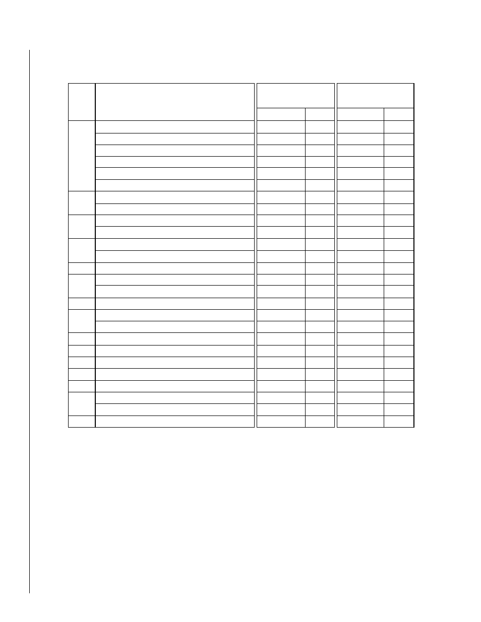 Replacement parts list | TOA Electronics VF4000-CMP-2 User Manual | Page 18 / 20