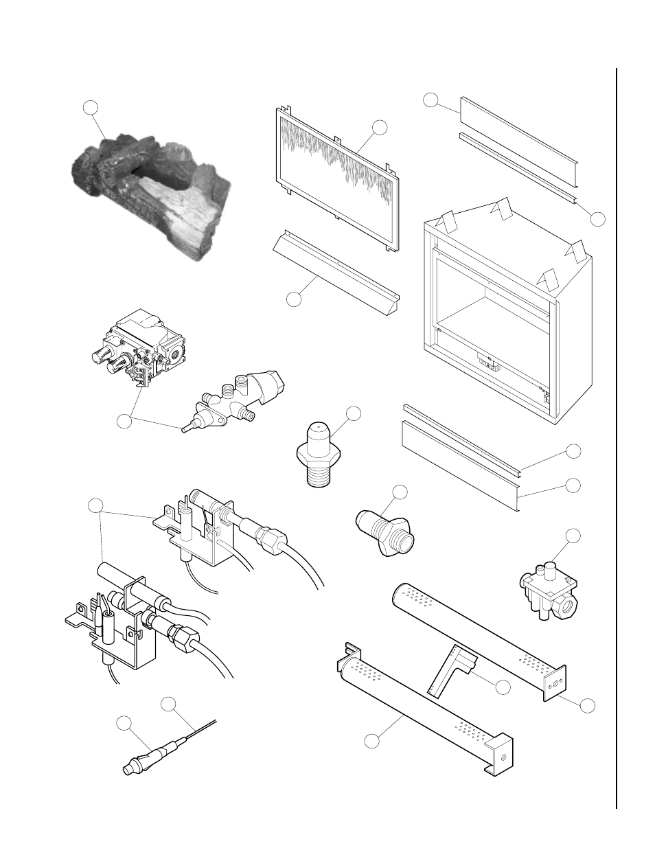 Replacement parts | TOA Electronics VF4000-CMP-2 User Manual | Page 19 / 20