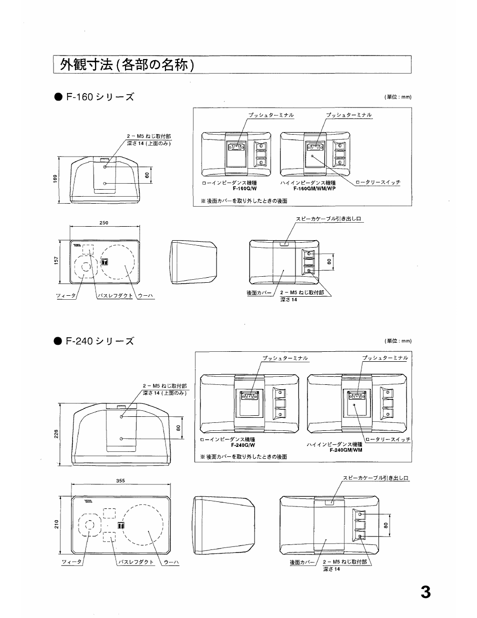 TOA Electronics F-160W User Manual | Page 11 / 16