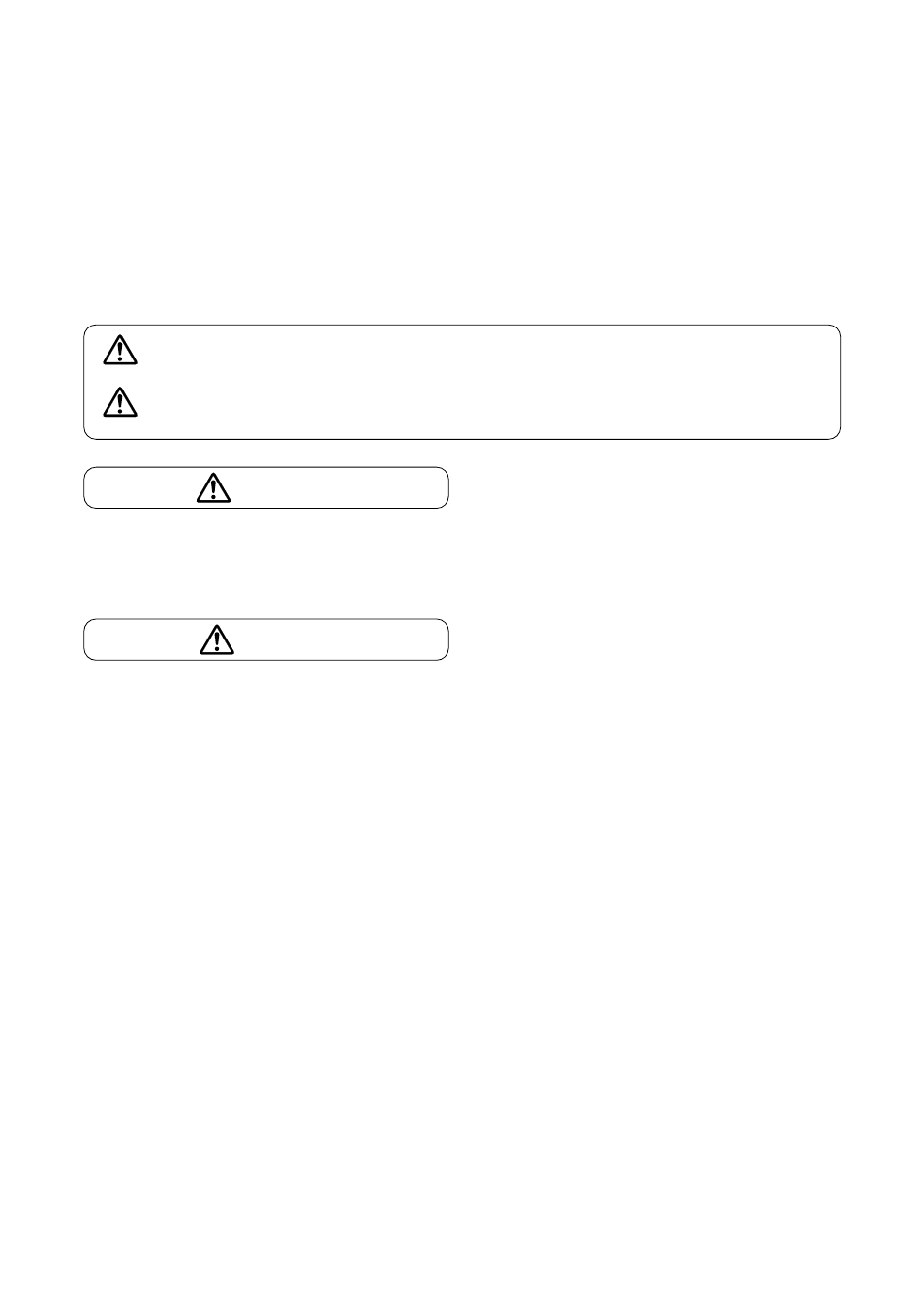 Warning 1. safety precautions, Warning caution caution | TOA Electronics WM-4310H User Manual | Page 2 / 8