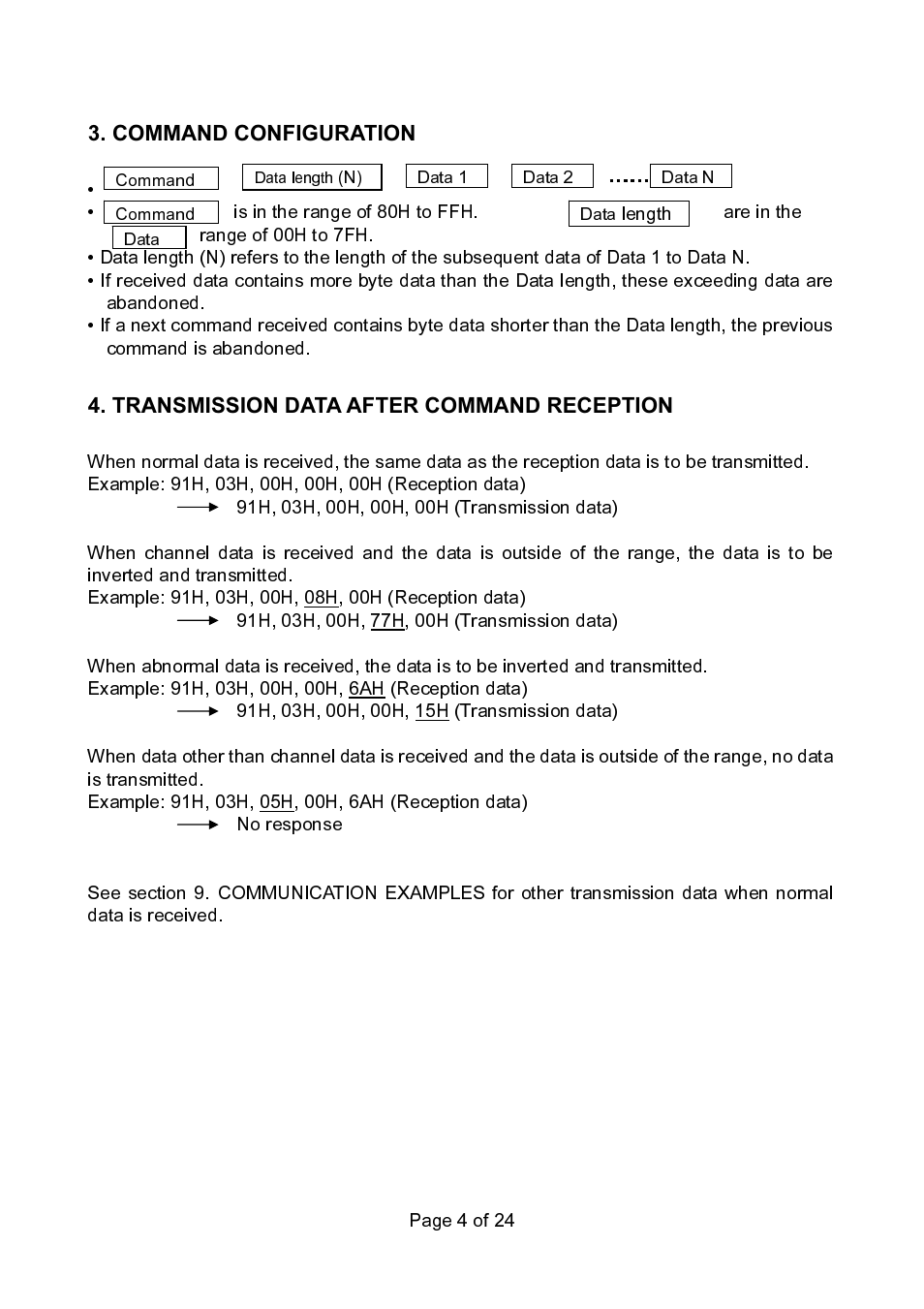 TOA Electronics 9000 Series User Manual | Page 4 / 24