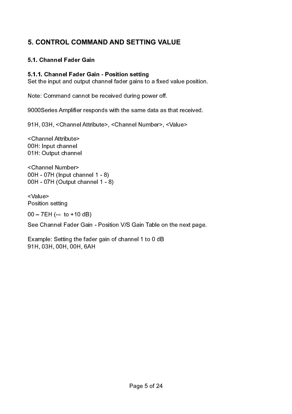 TOA Electronics 9000 Series User Manual | Page 5 / 24