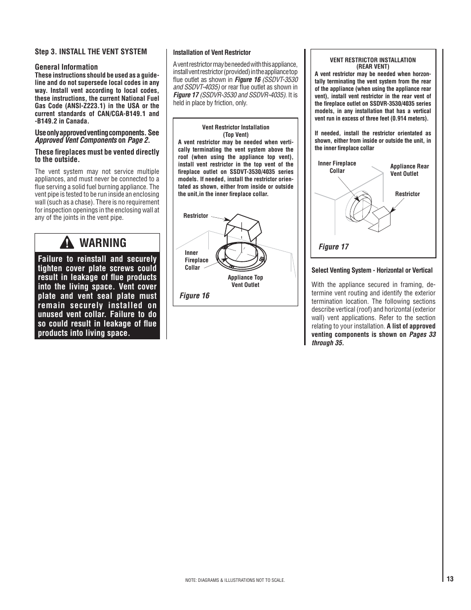 Warning | TOA Electronics SSDVT-4035CNM User Manual | Page 13 / 40