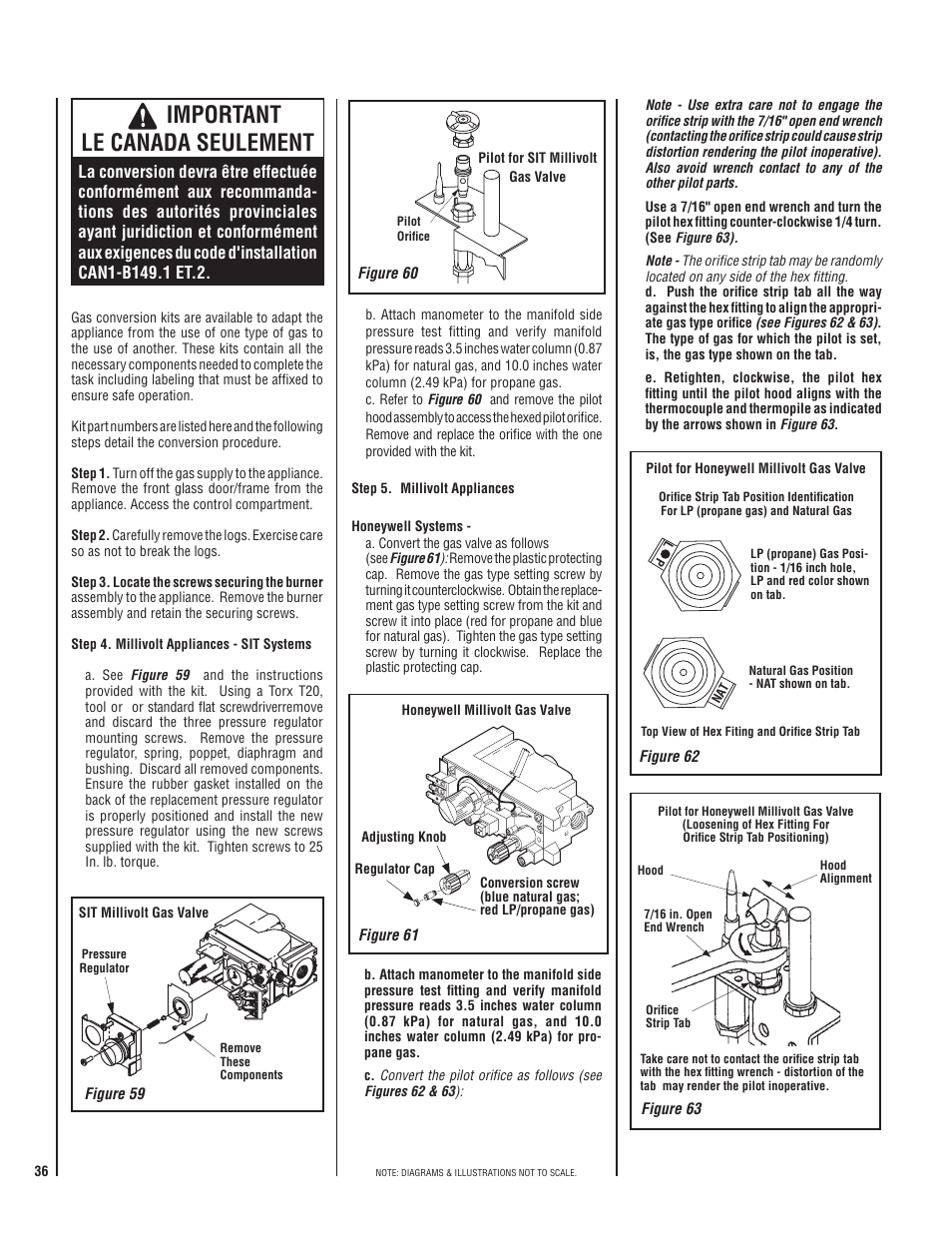 Important le canada seulement | TOA Electronics SSDVT-4035CNM User Manual | Page 36 / 40