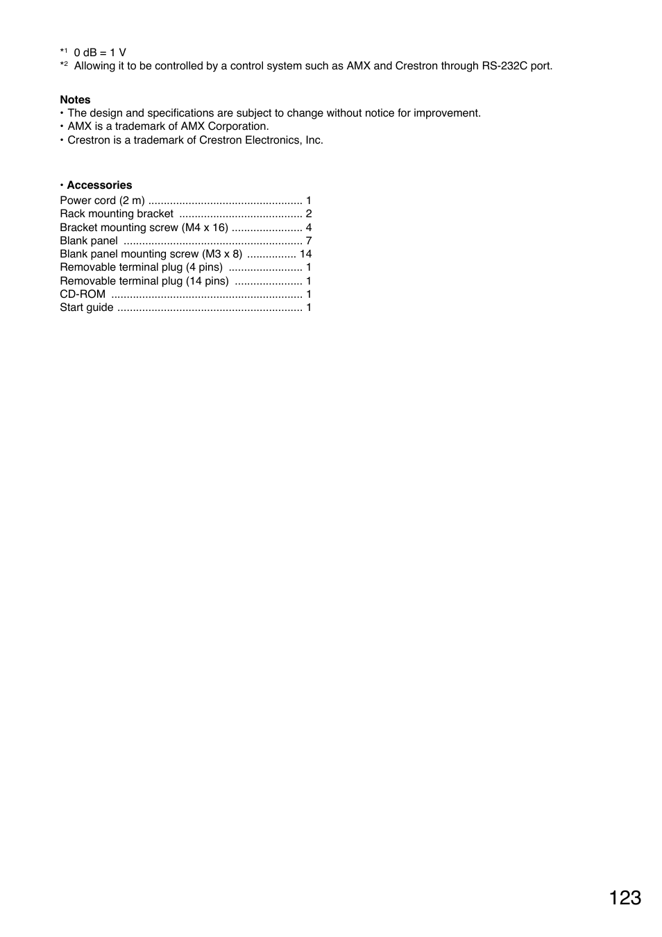 TOA Electronics A-9120DH User Manual | Page 123 / 136