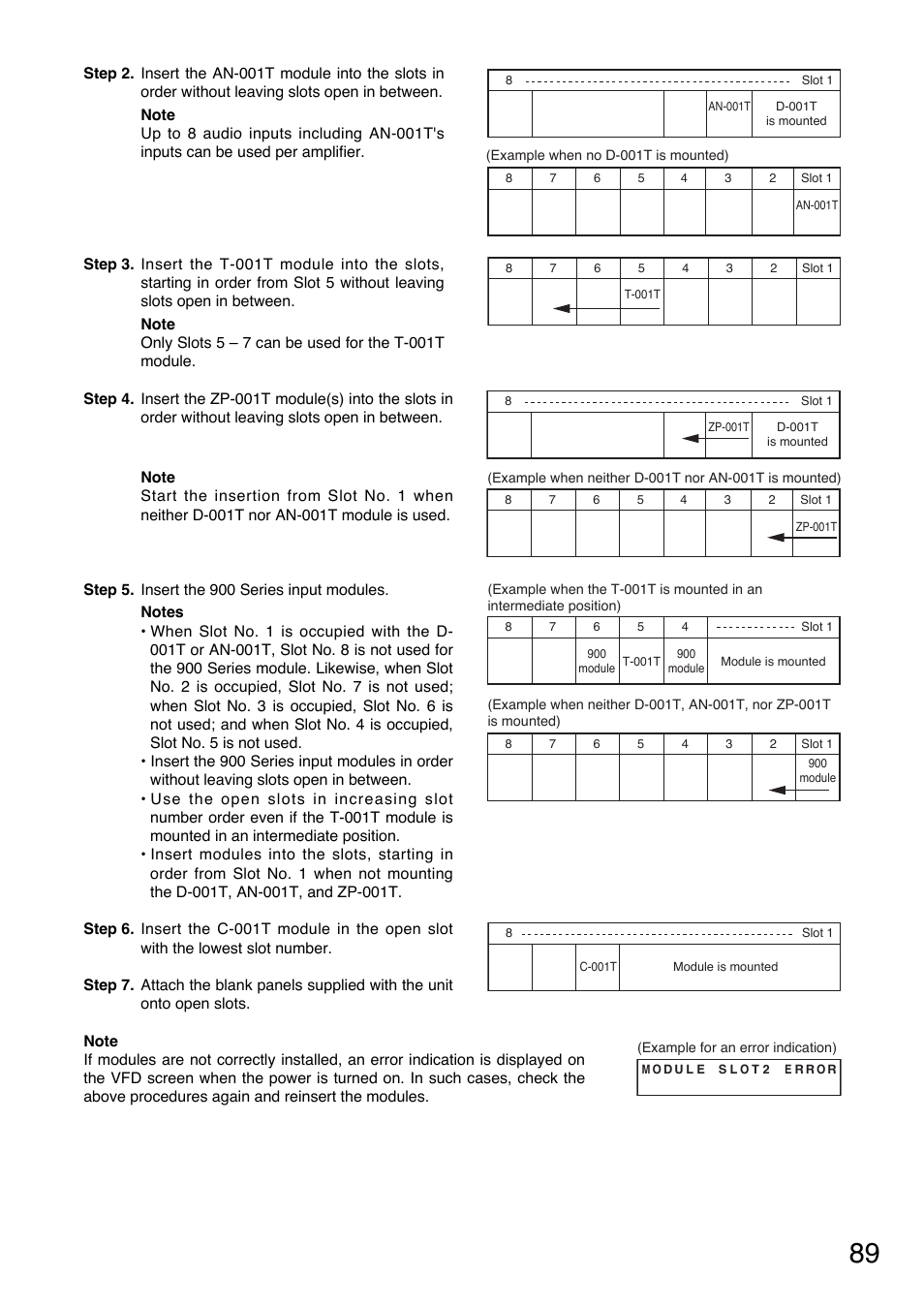 TOA Electronics A-9120DH User Manual | Page 89 / 136