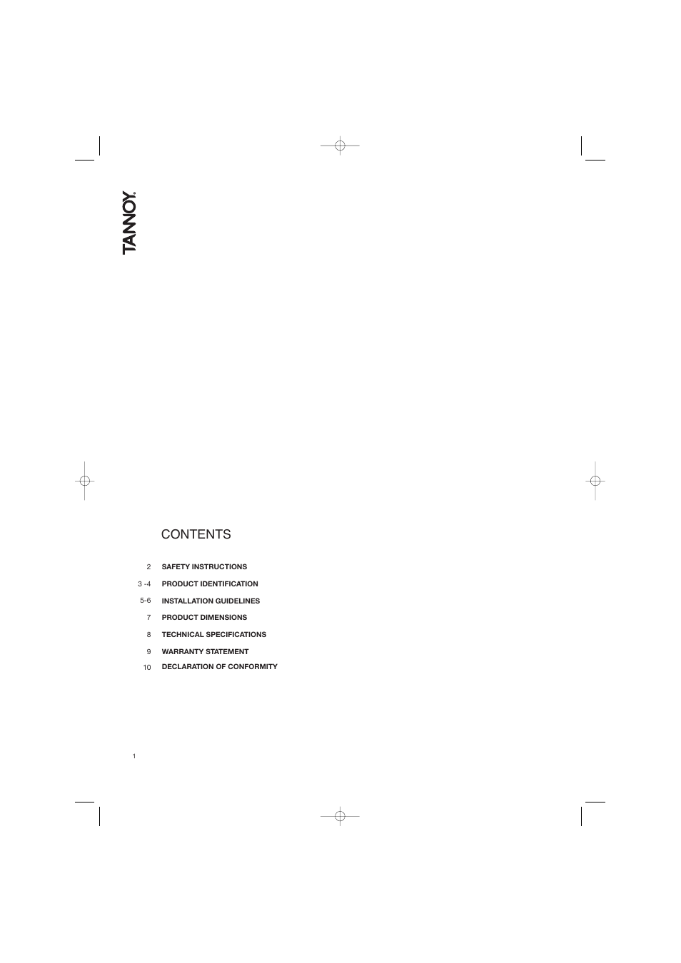 TOA Electronics IW60EFX User Manual | Page 2 / 12