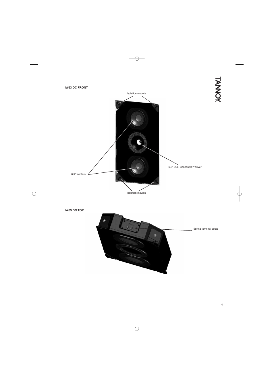 TOA Electronics IW60EFX User Manual | Page 5 / 12