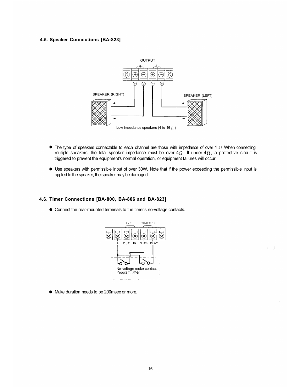 TOA Electronics BA-800 User Manual | Page 16 / 31