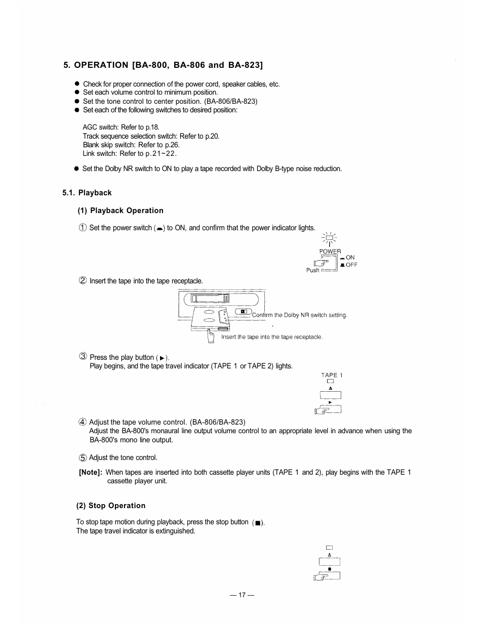 TOA Electronics BA-800 User Manual | Page 17 / 31