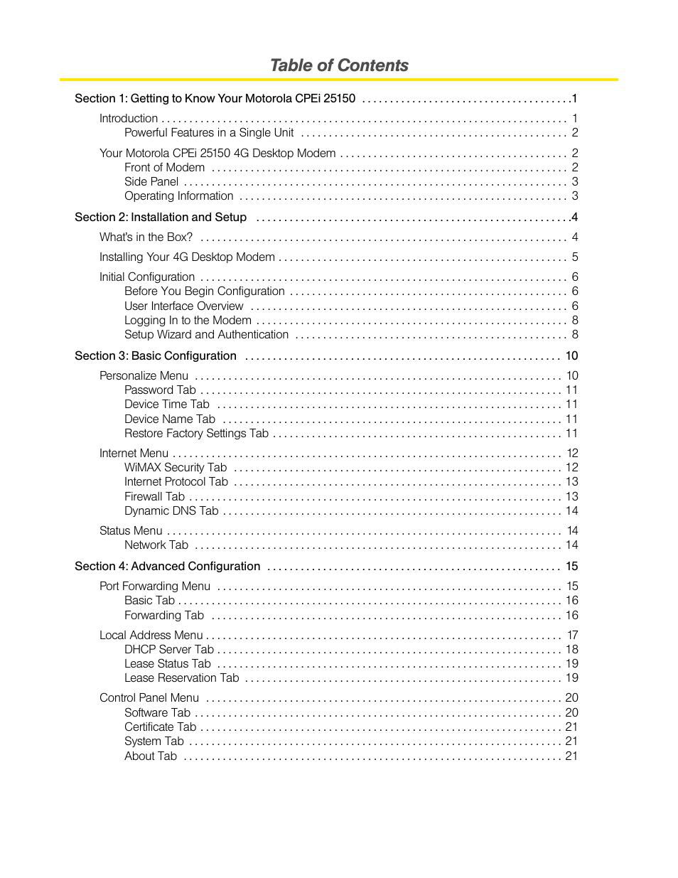 TOA Electronics CPEI 25150 User Manual | Page 2 / 37