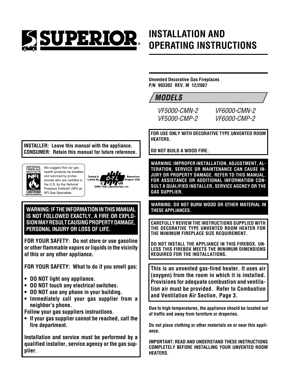 TOA Electronics VF5000-CMP-2 User Manual | 20 pages