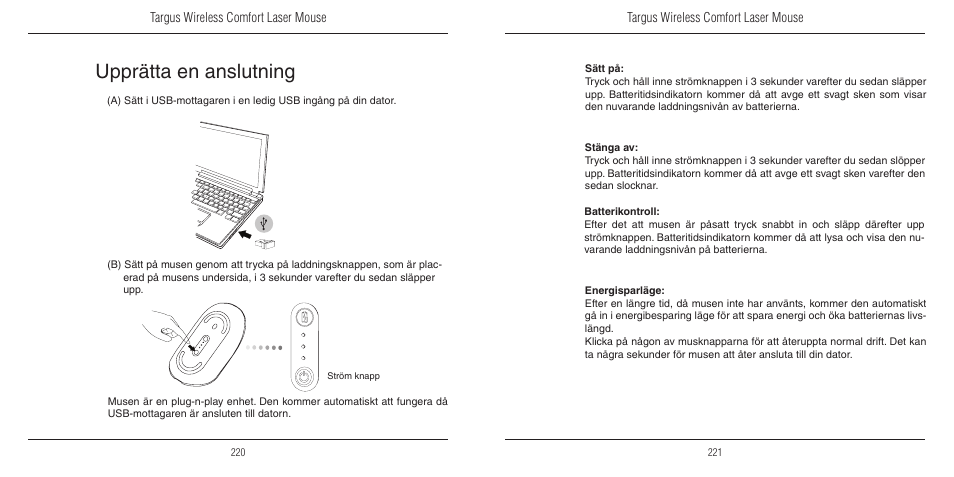 Upprätta en anslutning | TOA Electronics 410-1689-203A/AMW51EU User Manual | Page 112 / 134